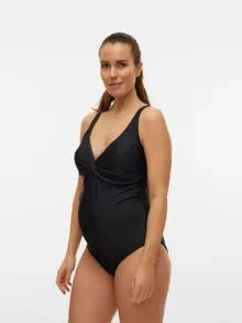 Mamalicious graviditetsbadedragt, sort, MLLouisa - Buump - Swimsuit - Mamalicious